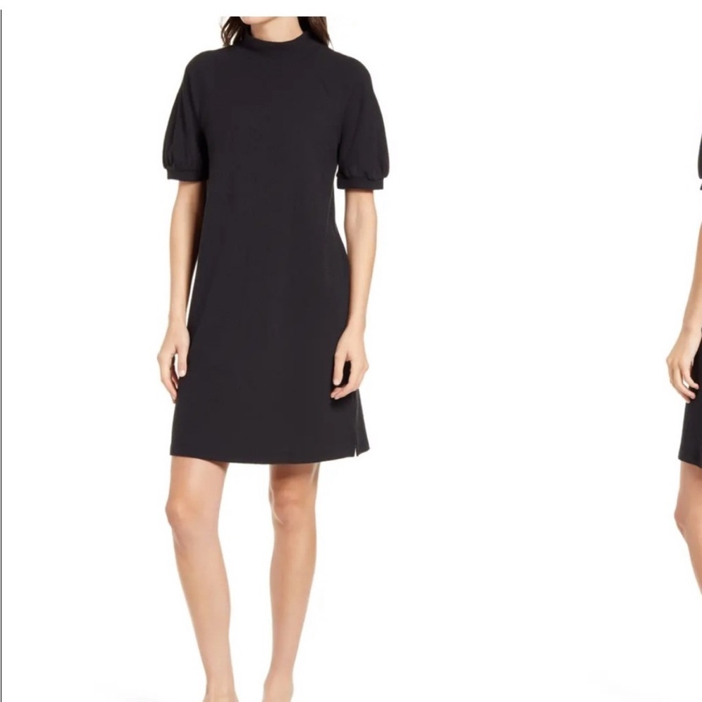 MADEWELL Textured Knit Mock Neck‎ Minidress